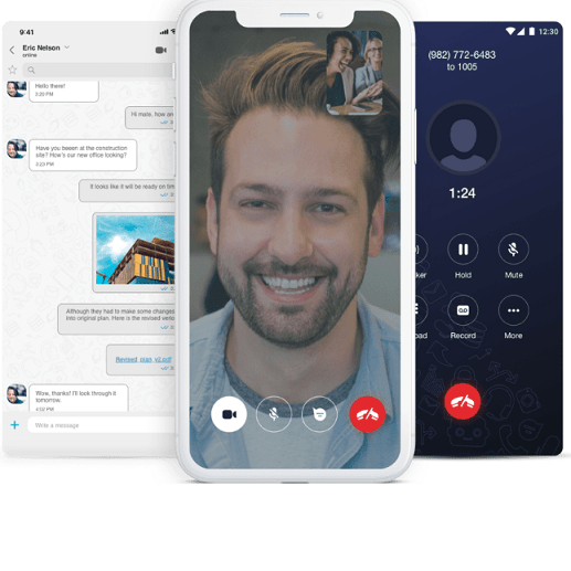 all-in-one softphone with centralized provisioning